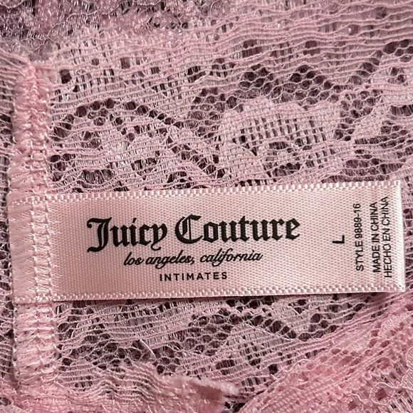 Juicy Couture Panties Women Large 5 pk JC9889 NoLine Thong Lace Logo Stretch NWT - Picture 3 of 8